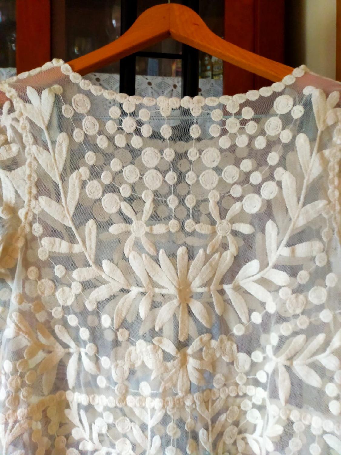 EMBROIDERED TULLE TOP - Image 5