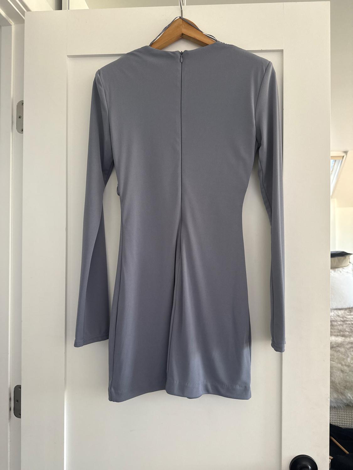 BELTED DRAPED DRESS - Image 2