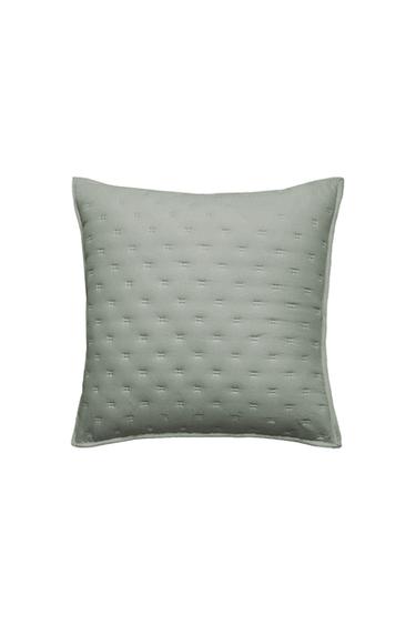 FEDERA CUSCINO TRAPUNTA IMBOTTITA PUNTINI - Verde medio di Zara
