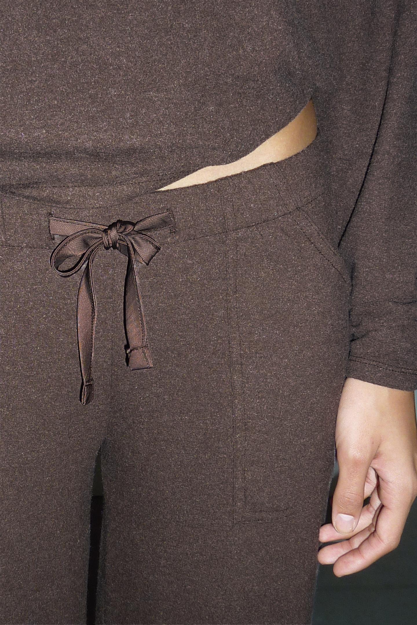 Женские брюки Zara Soft Pocket, цвет: Коричневый — фото 5