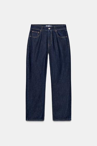 JEANS ZW COLLECTION RECTOS TIRO MEDIO - Índigo de Zara - Imagen 0
