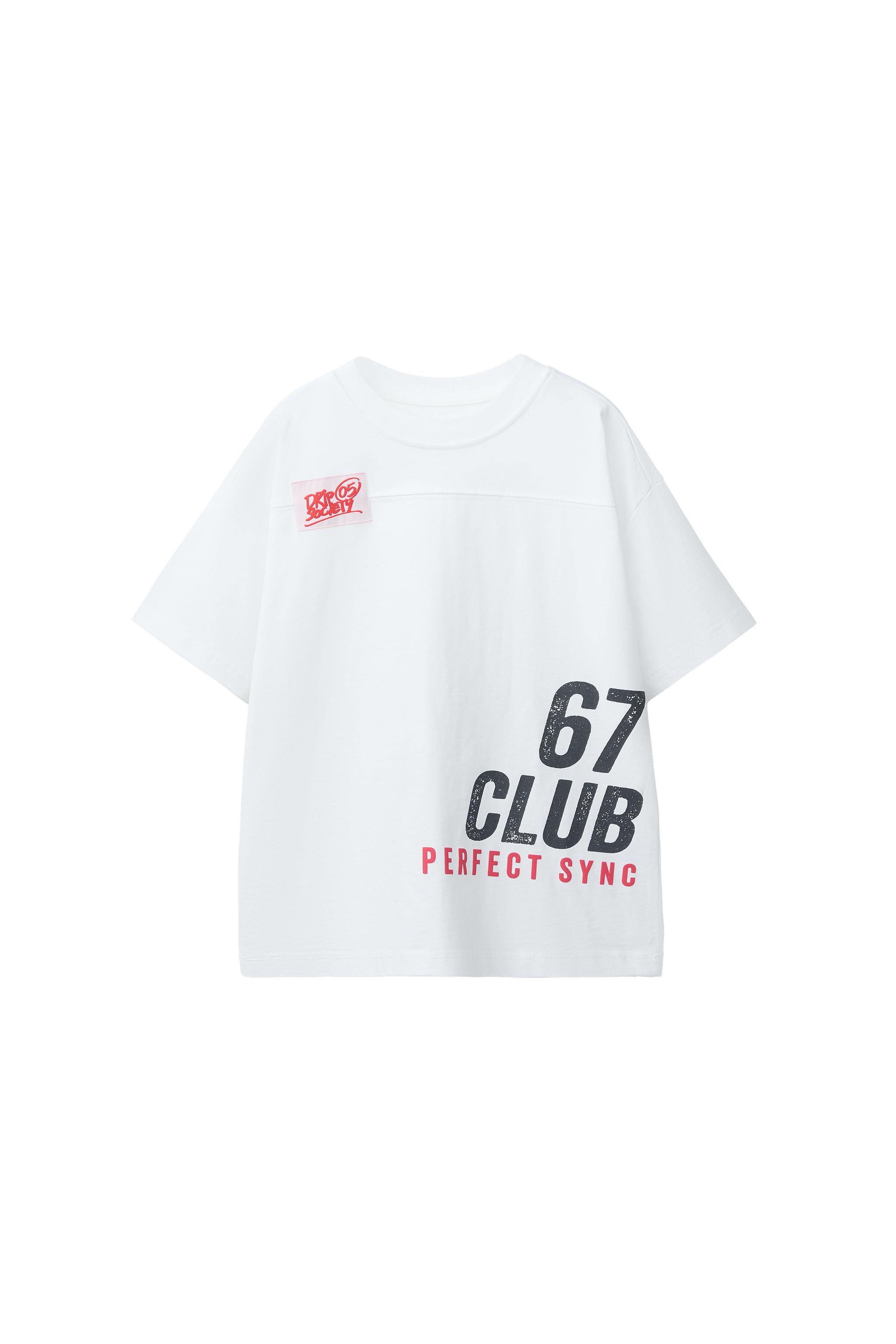 テキストプリントTシャツ - ホワイト | ZARA Japan / 日本