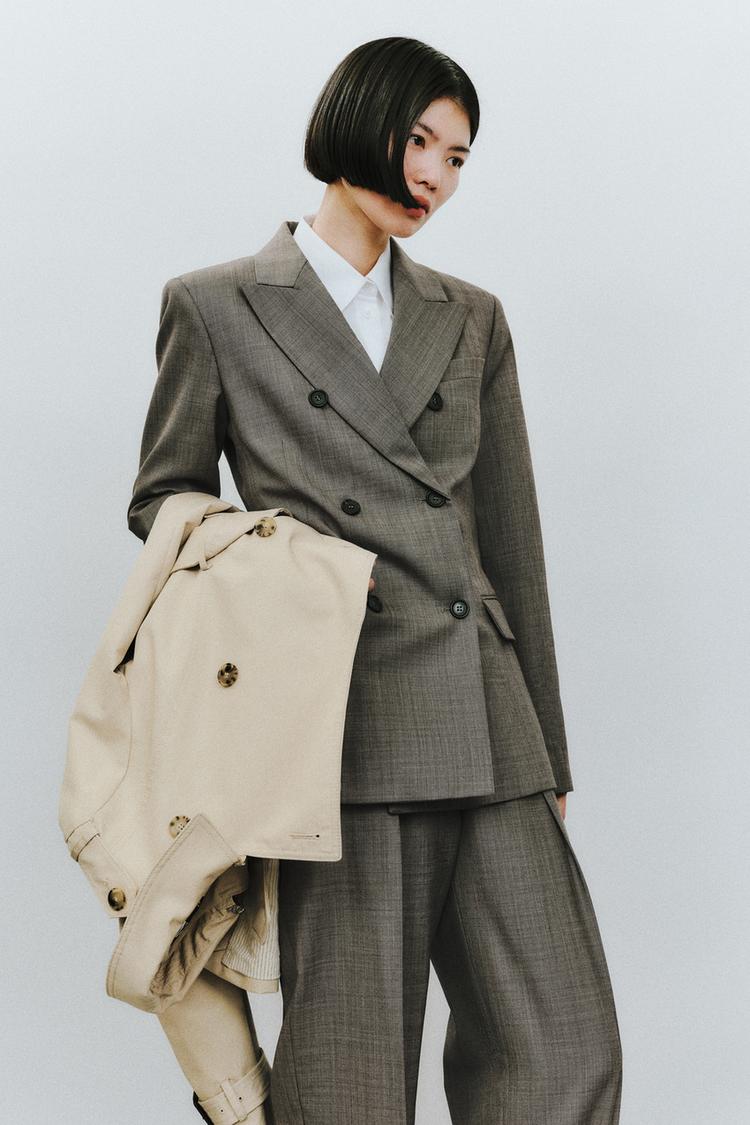 ZARAのボクシーフィットジャケット×STEFANOPILATIM （The Stefano  