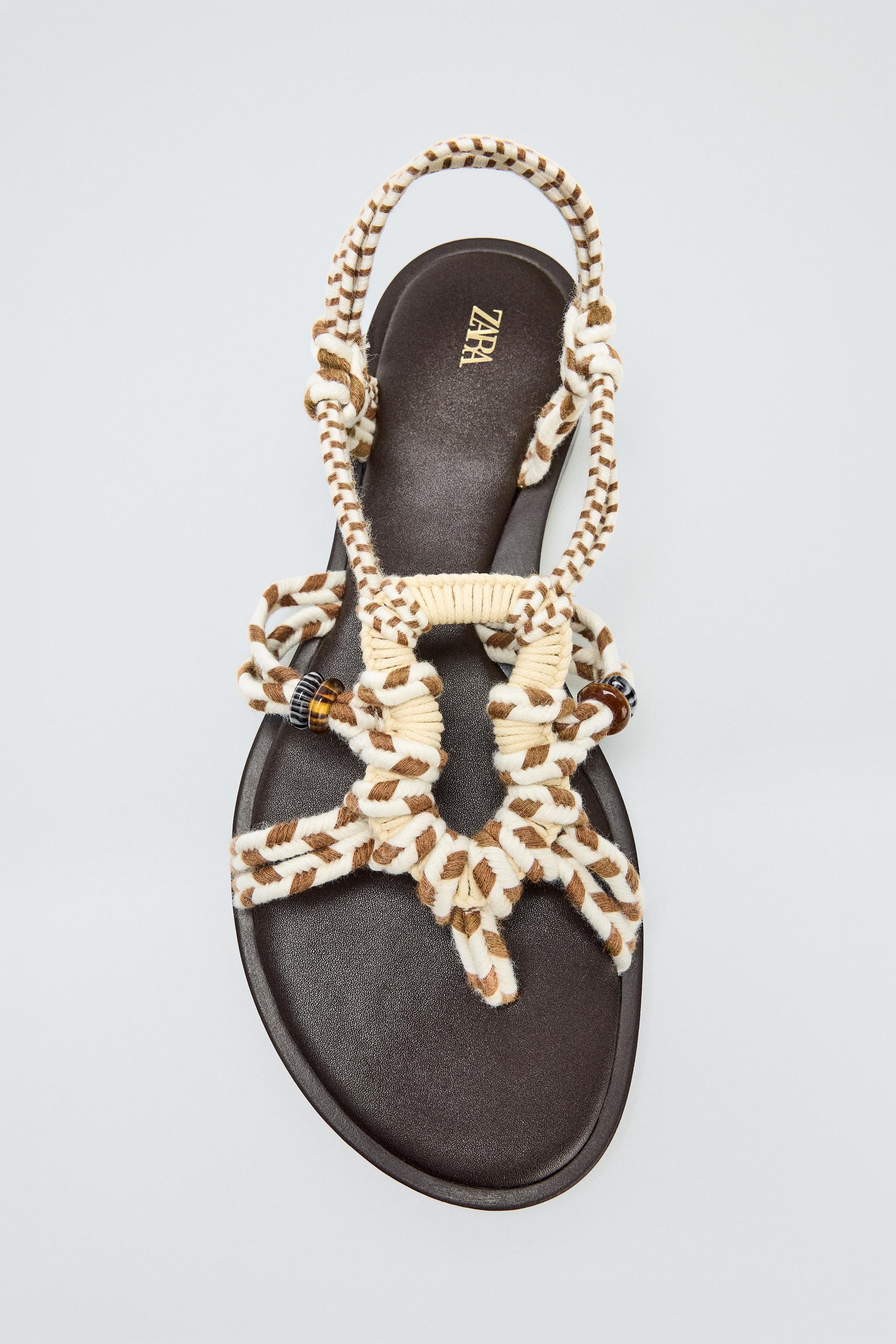 STRAPPY FLAT SANDALS