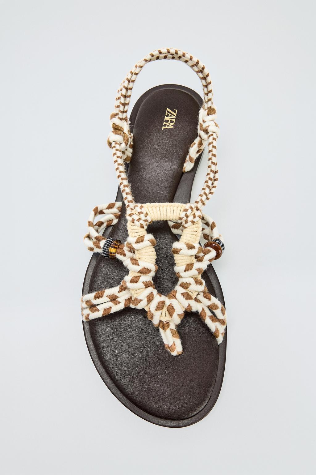 STRAPPY FLAT SANDALS