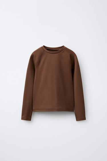 Zara TERMALNA MAJICA THERMOLITE ® FIBER BASE LAYER – Smeđa – Slika 0