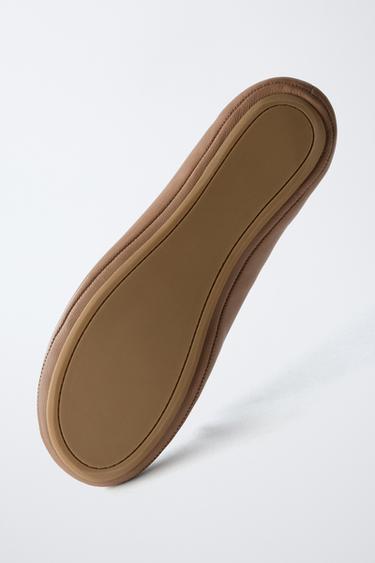 BALLERINES EN CUIR ÉDITION LIMITÉE - Rose de Zara - Image 6