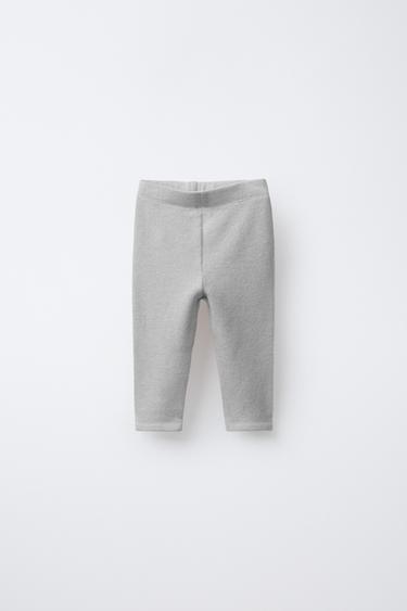 SOFT-TOUCH PLAIN LEGGINGS - Light grey by Zara