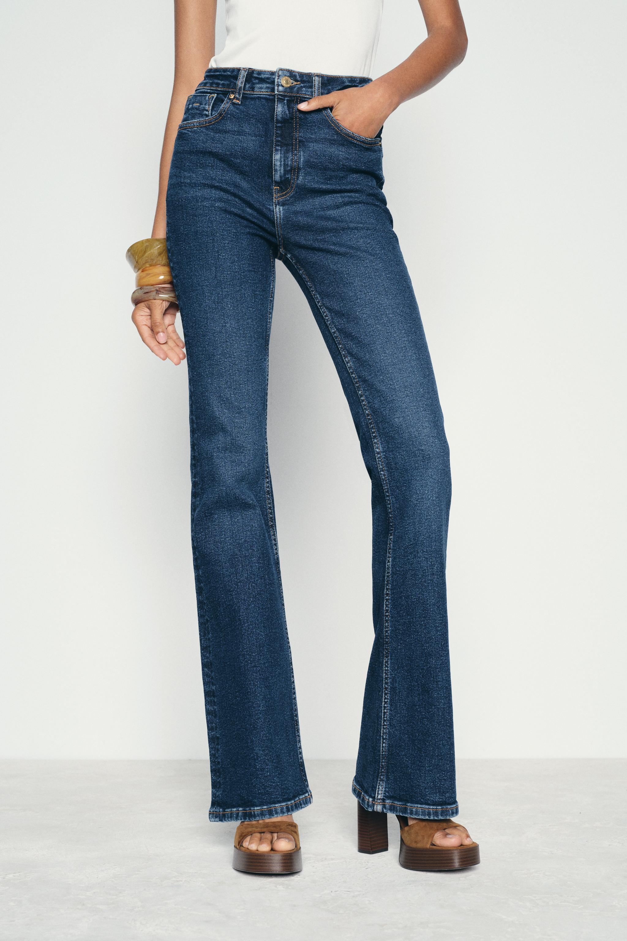 Women s Flared Jeans ZARA United Kingdom