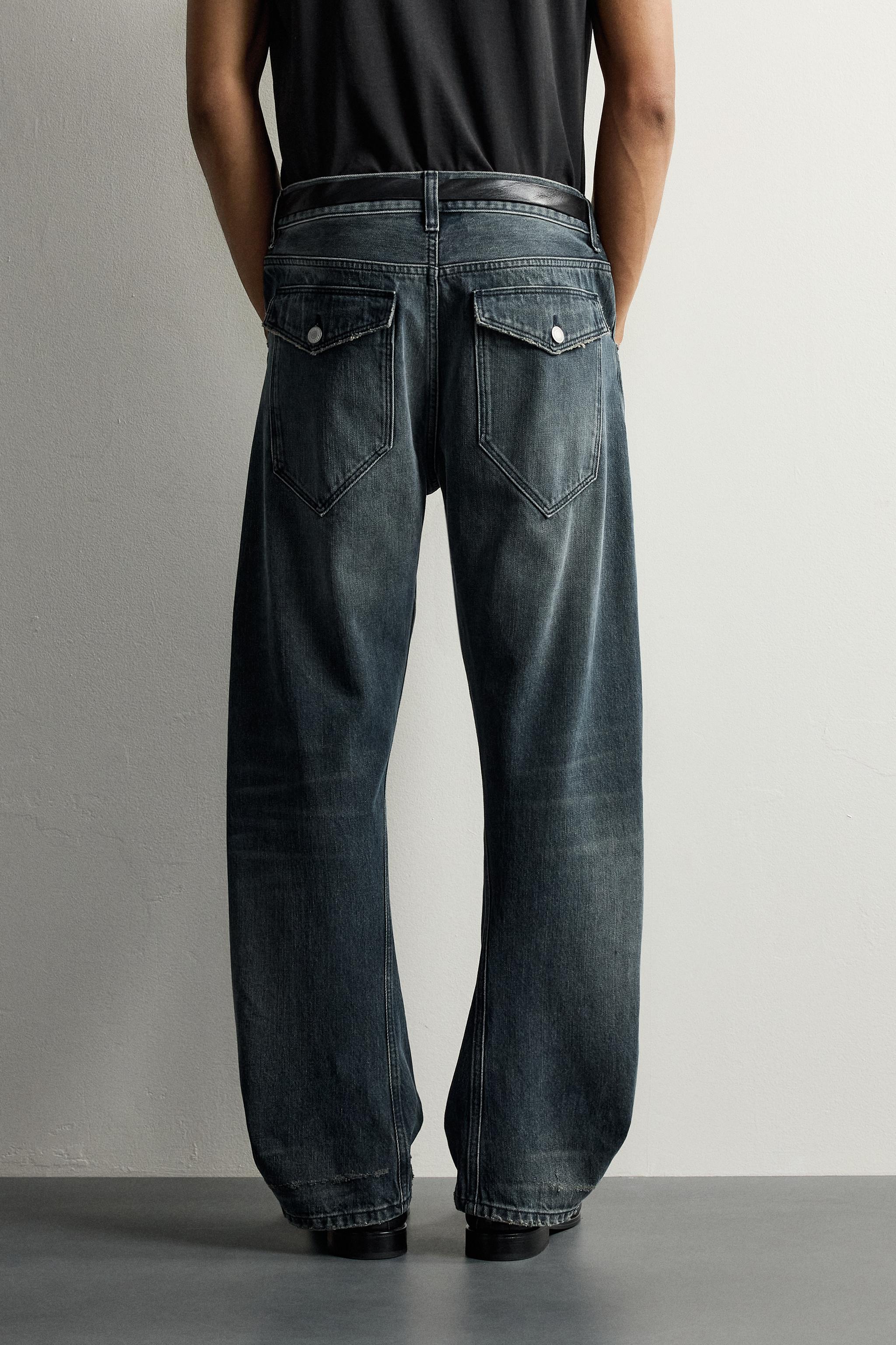 JEANS LOOSE FIT COSTURA GIRADA
