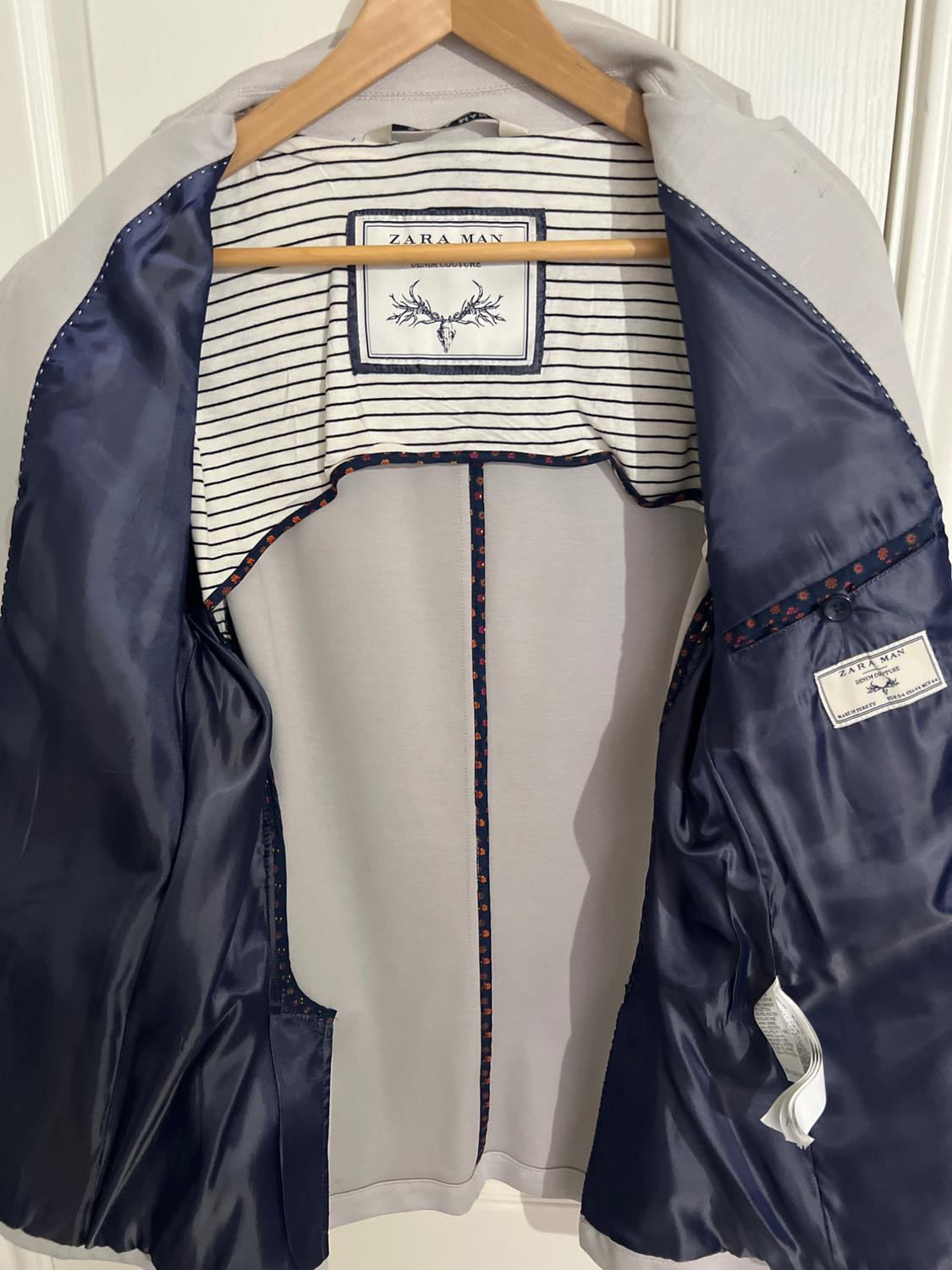 TEXTURED WEAVE QUILTED JACKET - Image 3