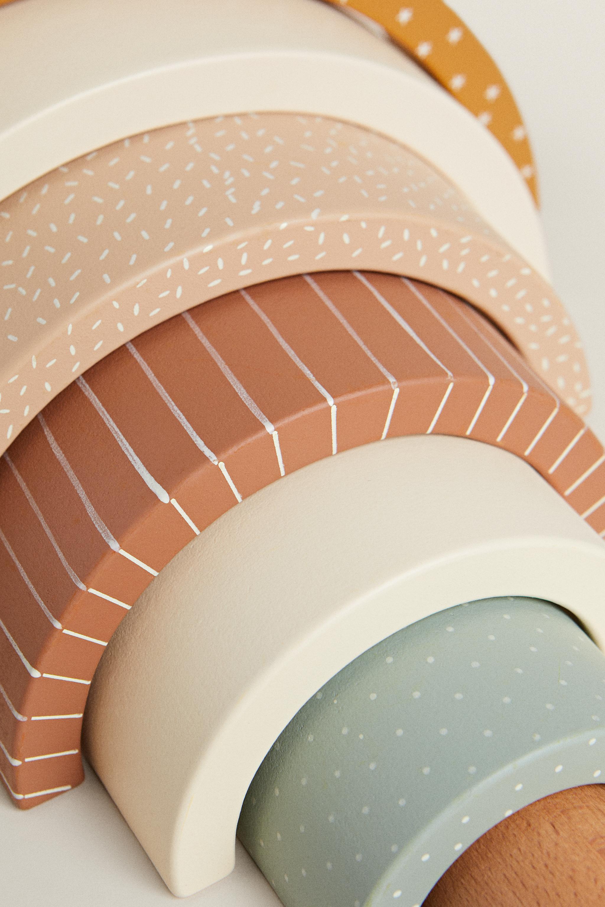 Zara KIDS' RAINBOW BLOCK TOY — фото 4