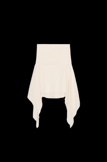 FALDA FLUIDA ASIMÉTRICA - Crudo de Zara