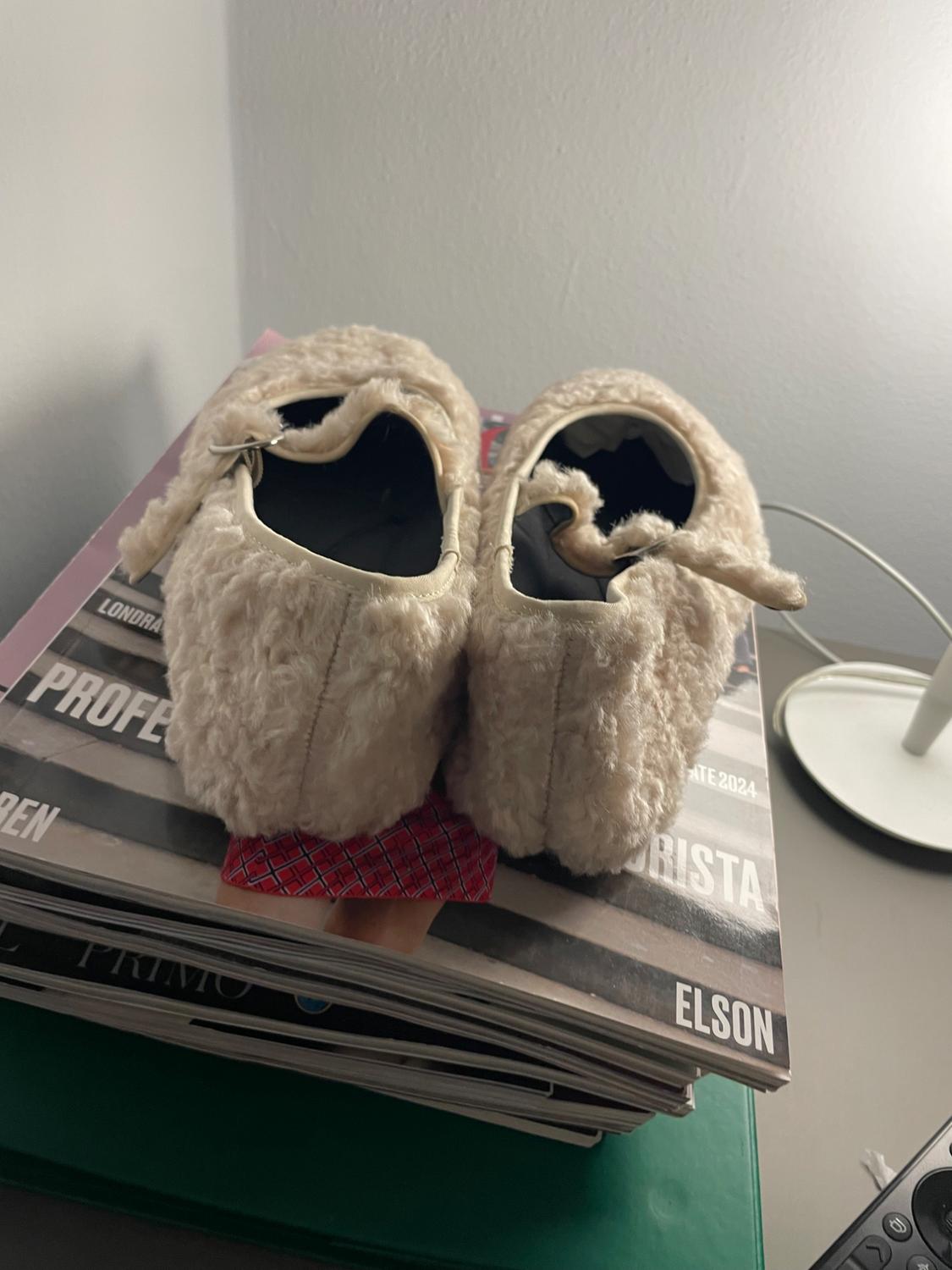 BALLET FLATS WITH FAUX SHEARLING - Image 4