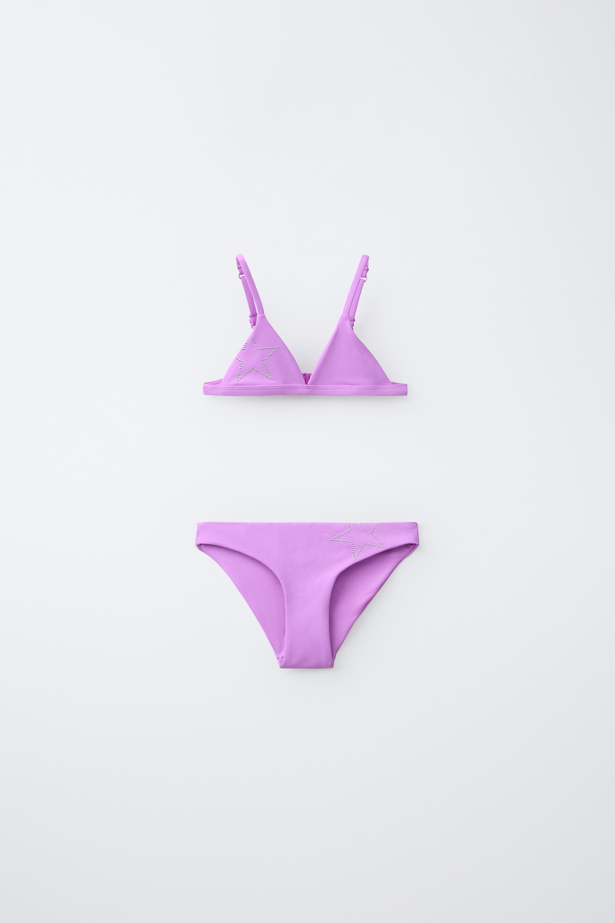 AGES 6-14 | STAR STUD TEXTURE BIKINI