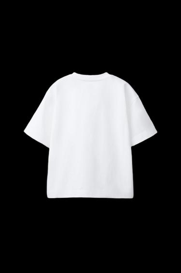 EINFACHES HEAVY-WEIGHT-T-SHIRT - Weiß von Zara