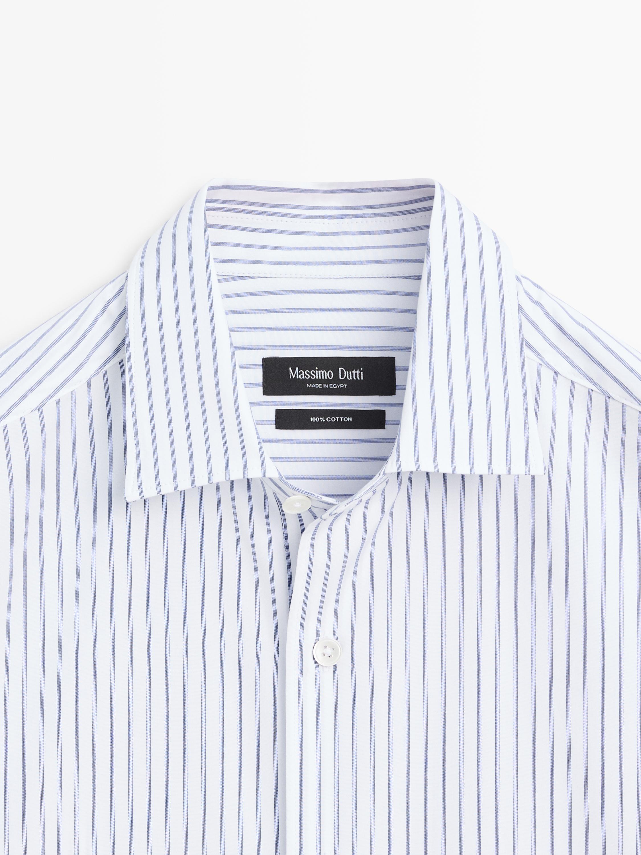 Chemise à rayures regular fit