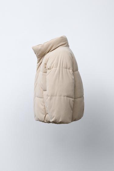 VESTE EN VELOURS CÔTELÉ - Beige de Zara - Image 2