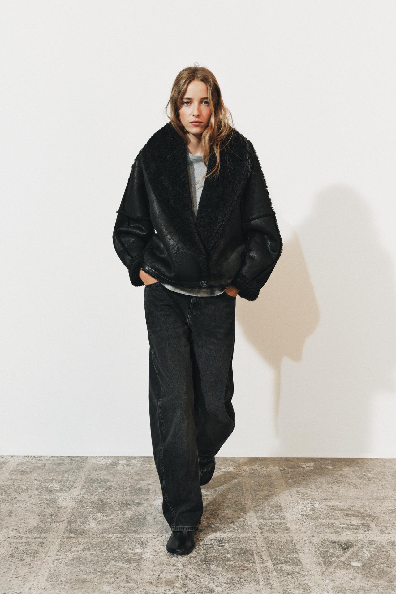 КУРТКА ИЗ ИСКУССТВЕННОГО МЕХА — ZW COLLECTION