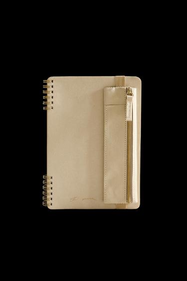 A5 NOTEBOOK CASE - Ecru by Zara