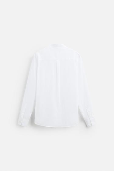 CREASED-EFFECT SHIRT - White by Zara - Image 5