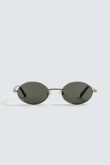 OVAL SUNGLASSES - Silver by Zara