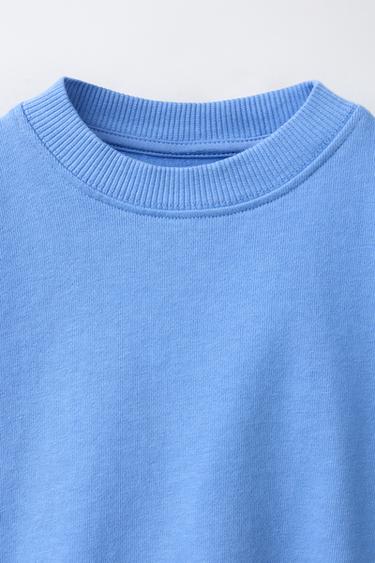 PLAIN OVERLOCK SWEATSHIRT - Bluish by Zara - Image 2