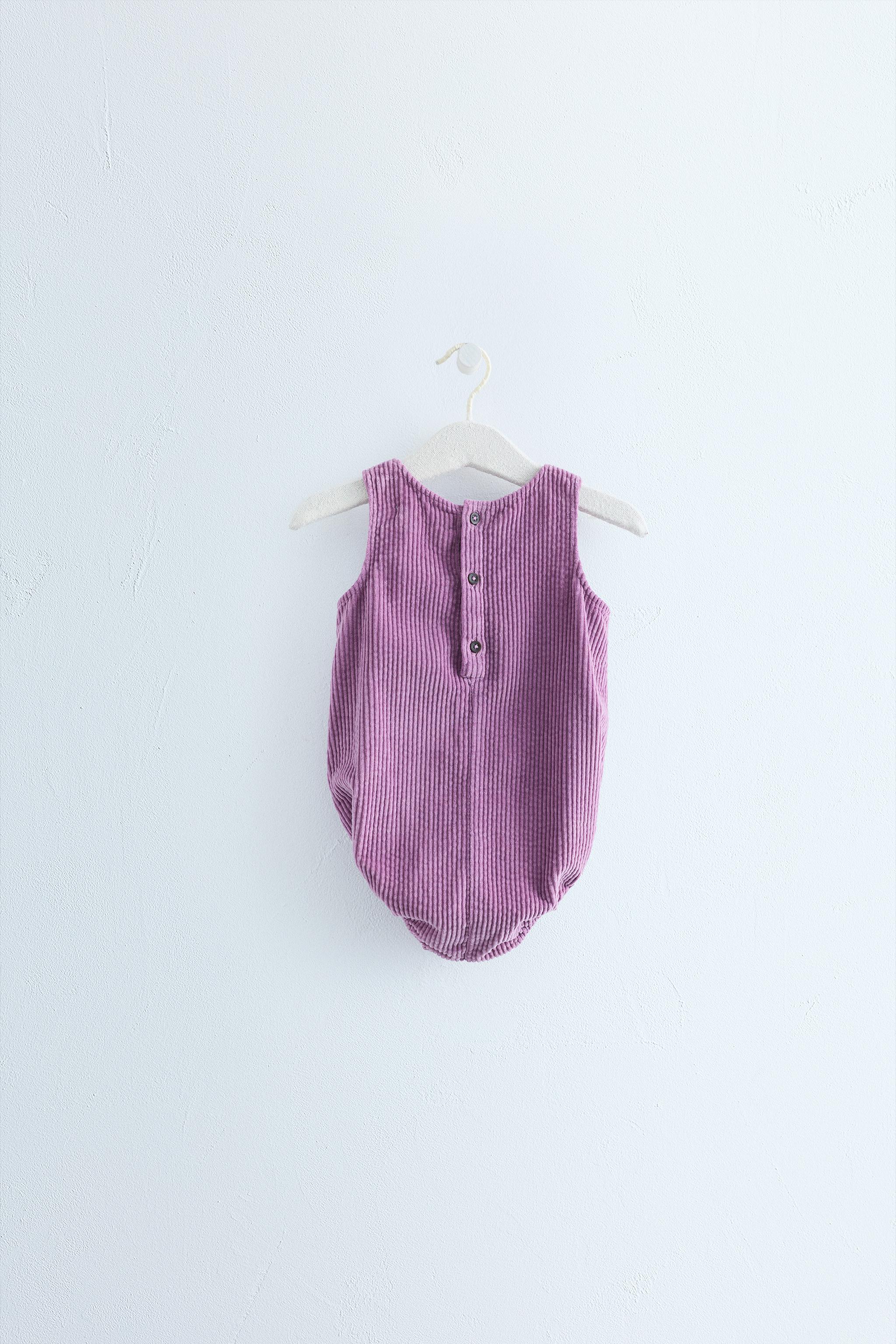 Zara Timeless - SHORT CORDUROY ROMPER