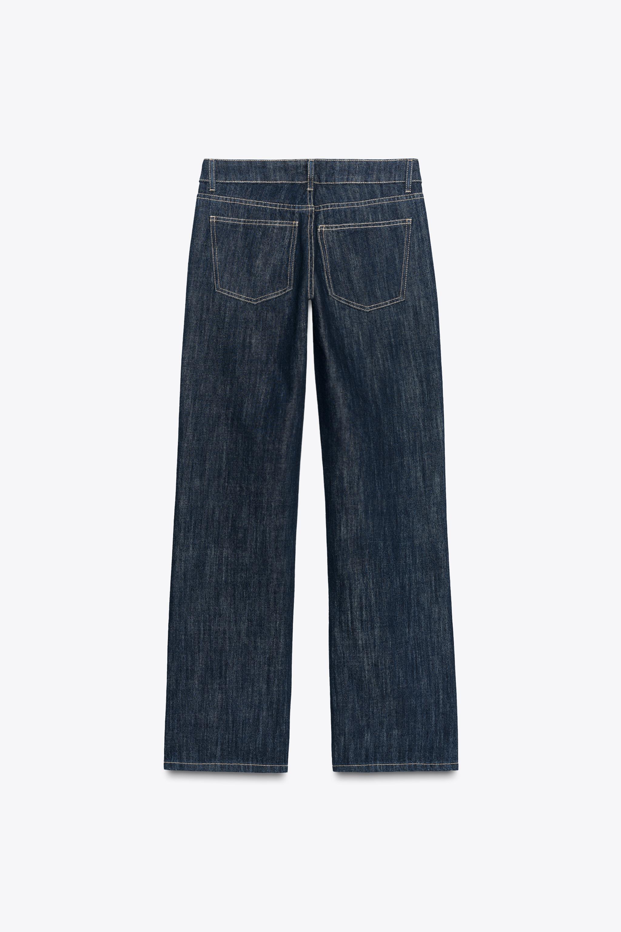【ZARA】TRF ワイドレッグローライズジーンズ 4365/030/400 ZARA】TRF ワイドレッグローライズジーンズ 4365/030/400 (ZARA
