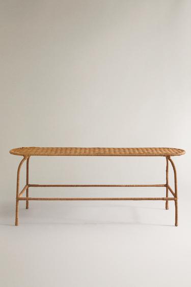 BANQUETTE ROTIN - Marron de Zara - Image 0
