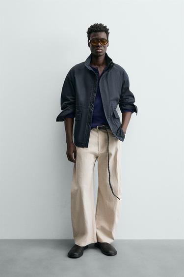 PARKA LAVADA RELAXED FIT - Marino de Zara - Imagen 0