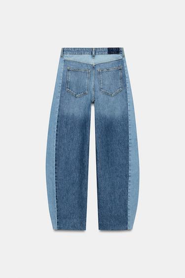 Z1975 COMBINED BARREL MID-WAIST JEANS - Mid-blue by Zara - Image 6