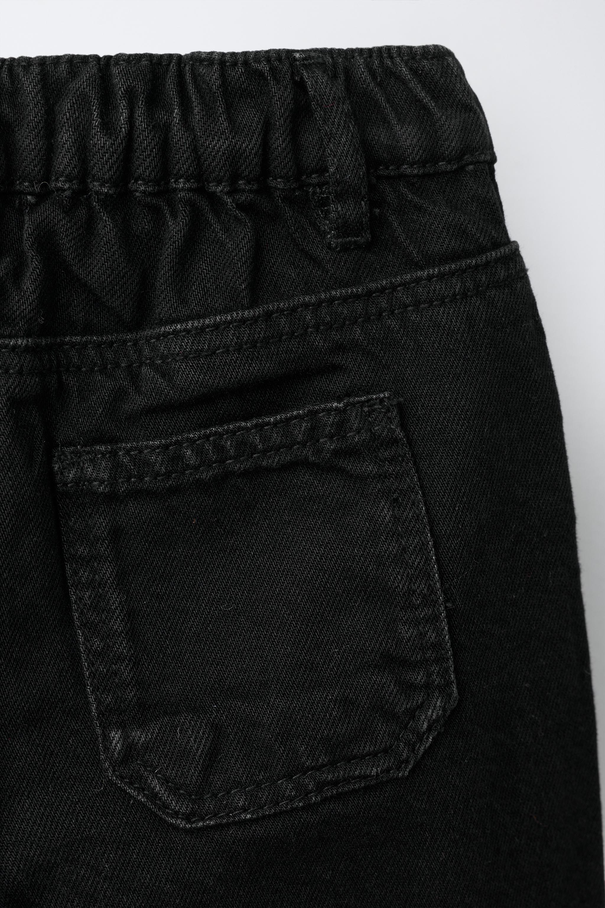 CULOTTE JEANS WITH BOW DETAIL