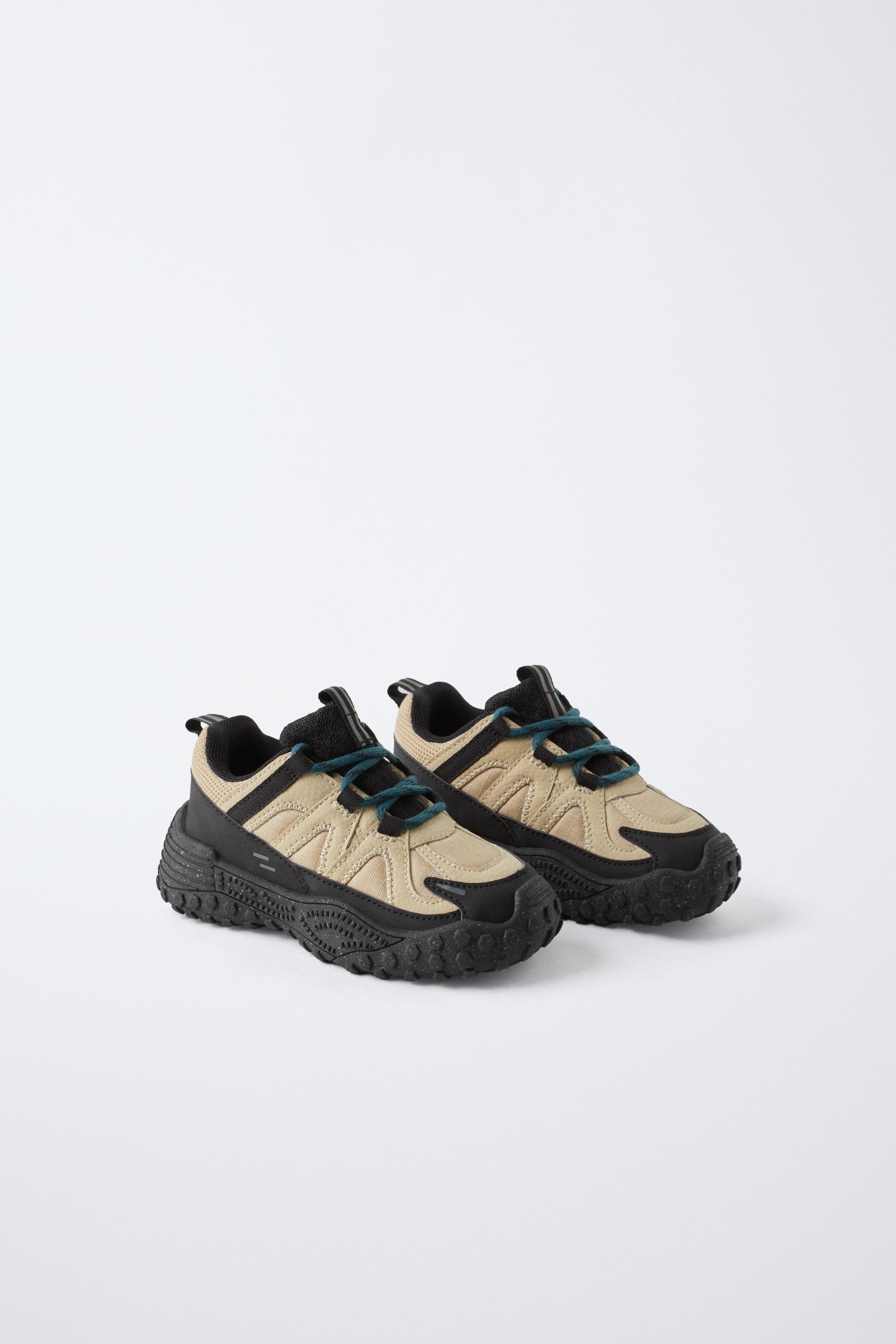 【ZARA】スケートシューズ サンド/ブラウン | 2233/520/718 SKATE SNEAKERS - SAND/BROWN | ZARA United States