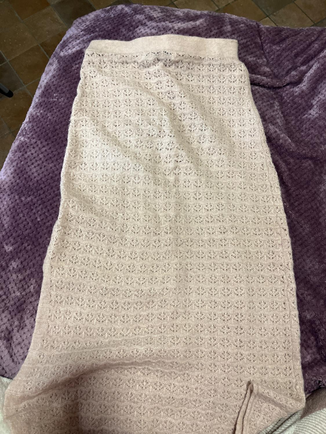 POINTELLE KNIT SKIRT - Image 3