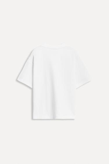 6-14 ANS/ T-SHIRT À POCHE ÉTIQUETTE 50TH ANNIVERSARY - Blanc de Zara - Image 1