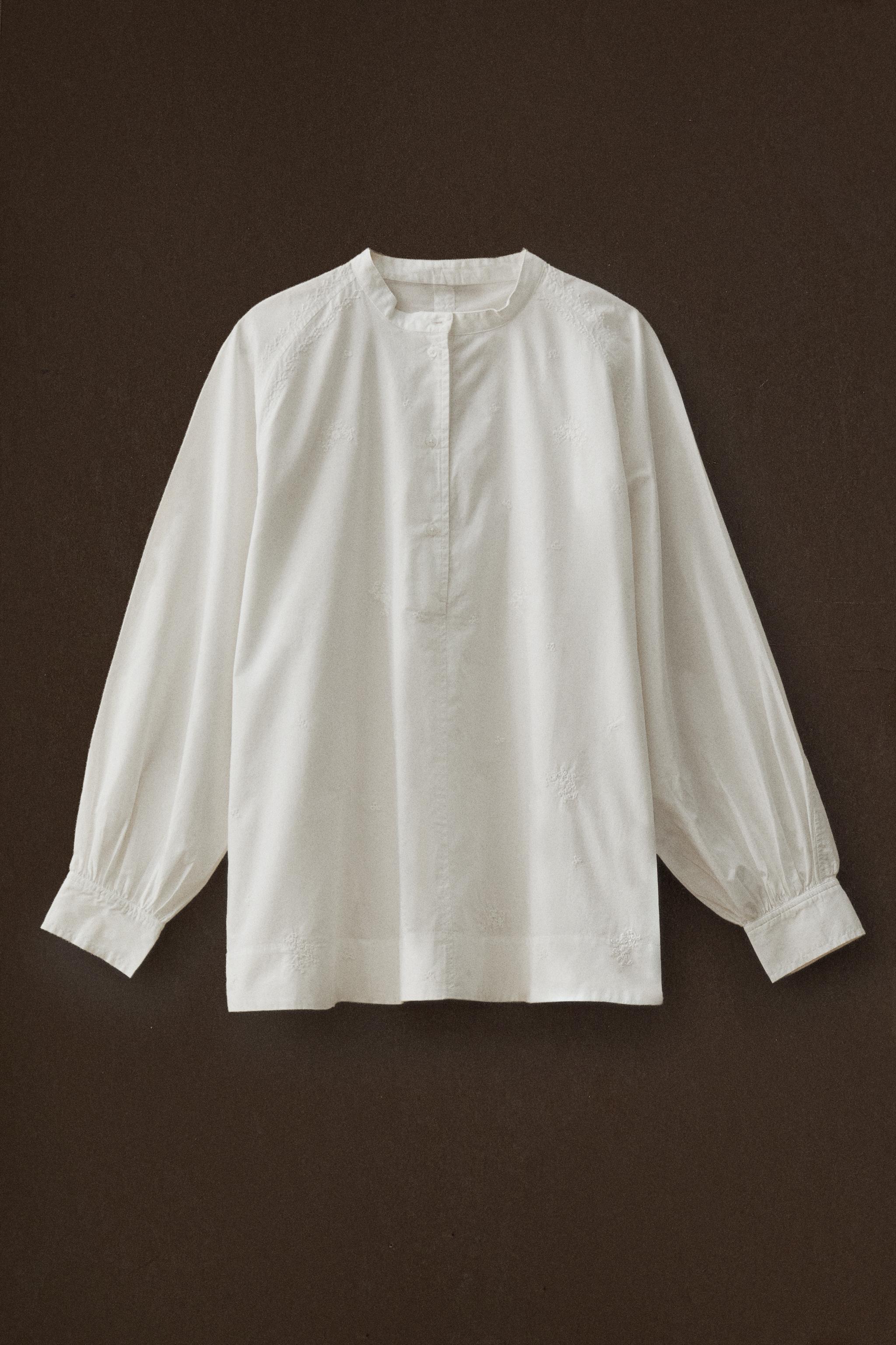 EMBROIDERED COTTON SHIRT