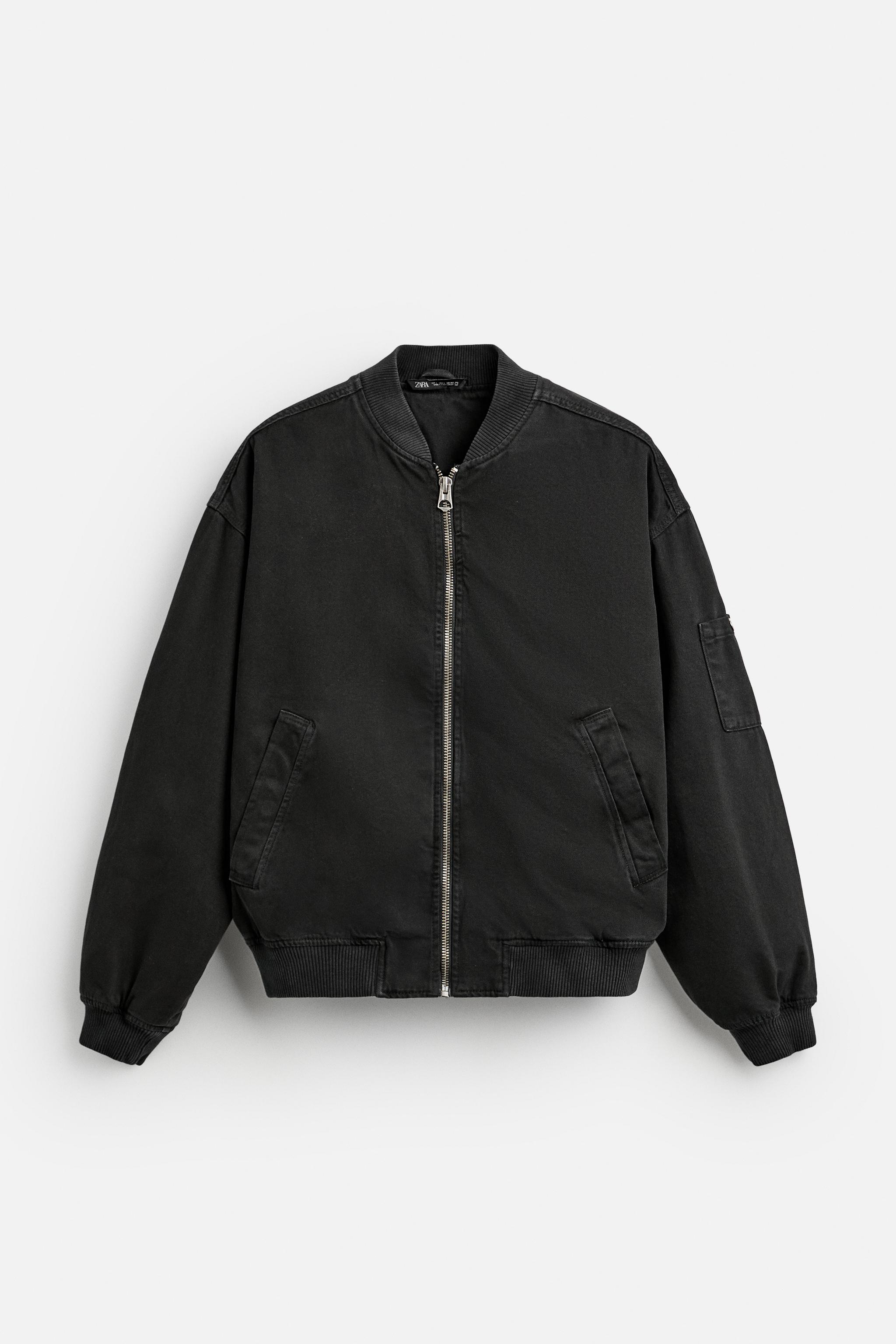 New Zara Man shops Bomber Jacket . M