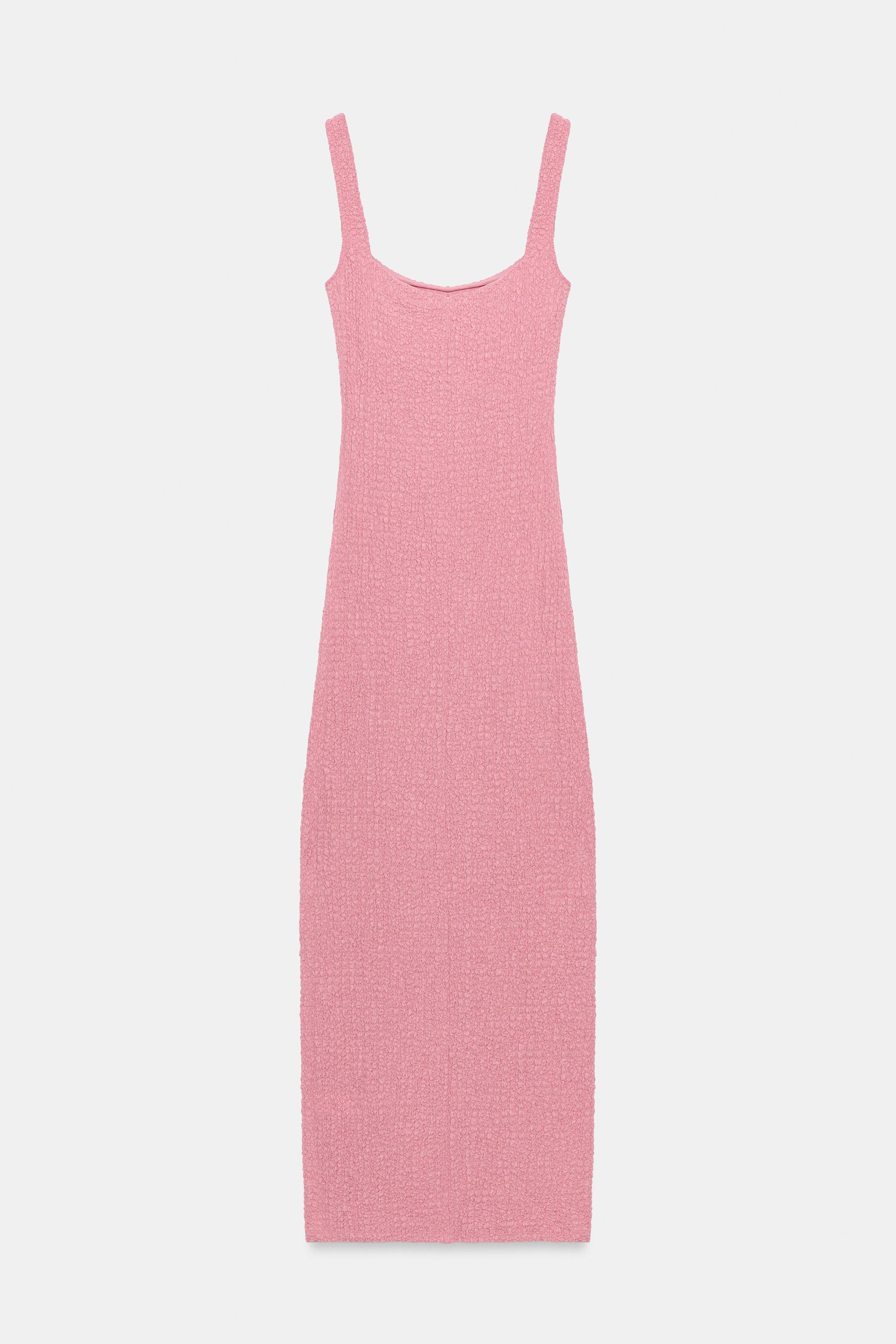 ROBE MI-LONGUE TEXTURÉE