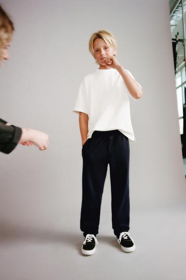 COMFORT JOGGERS - Navy blue by Zara