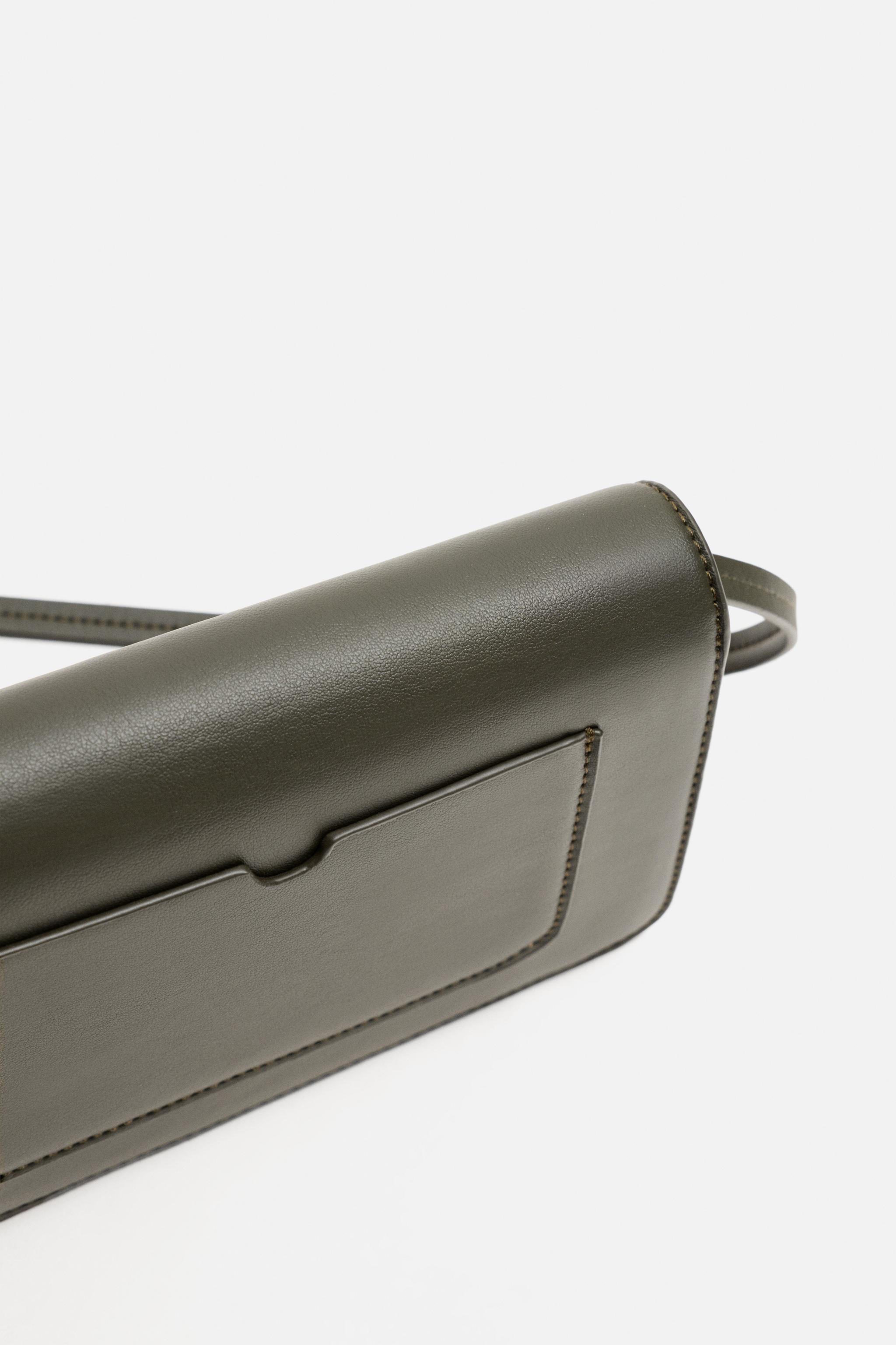 無地クロスボディバッグ - グリーン | ZARA Japan / 日本