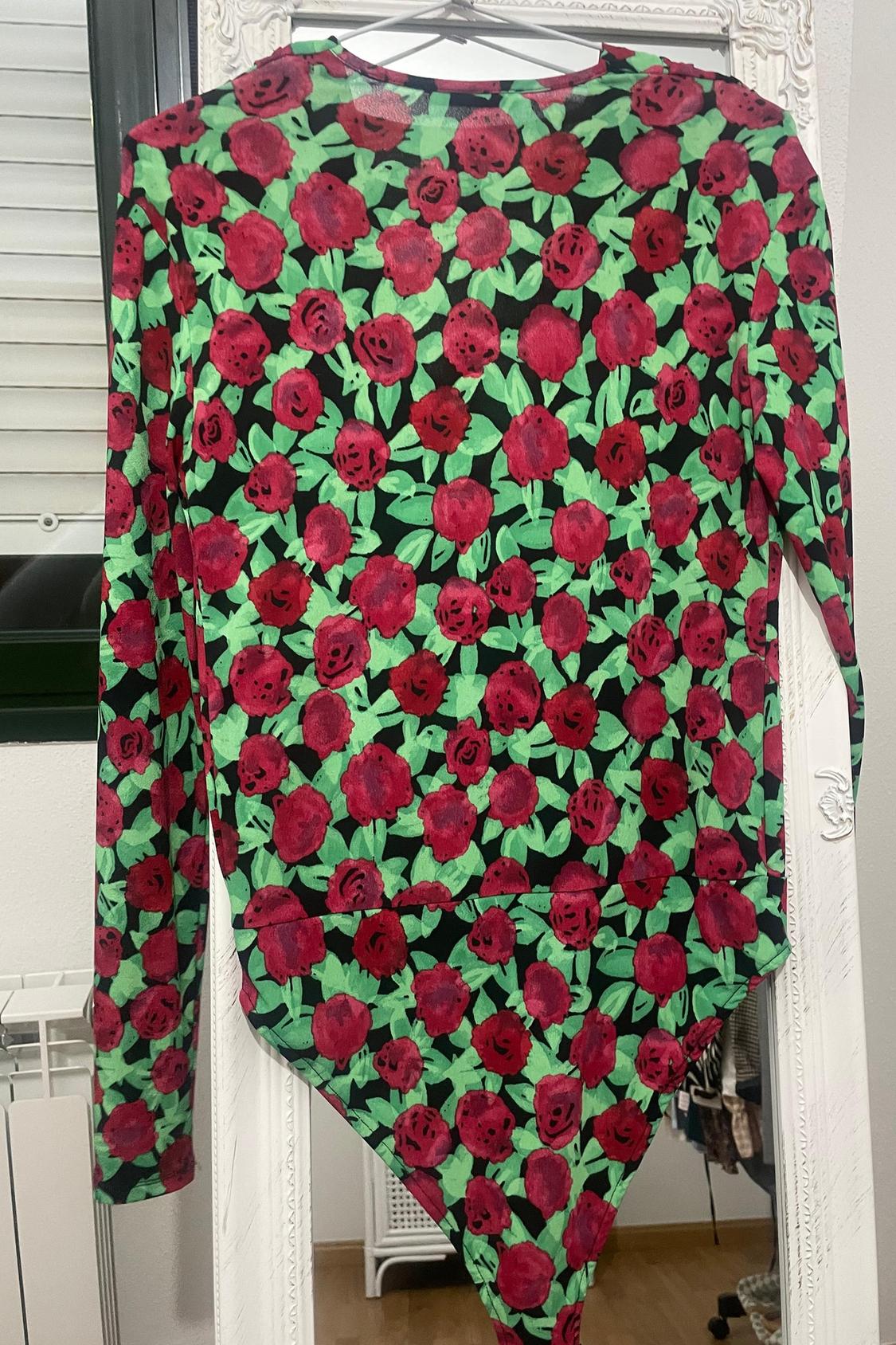 CROSSED BODYSUIT WITH LONG SLEEVES - Image 2