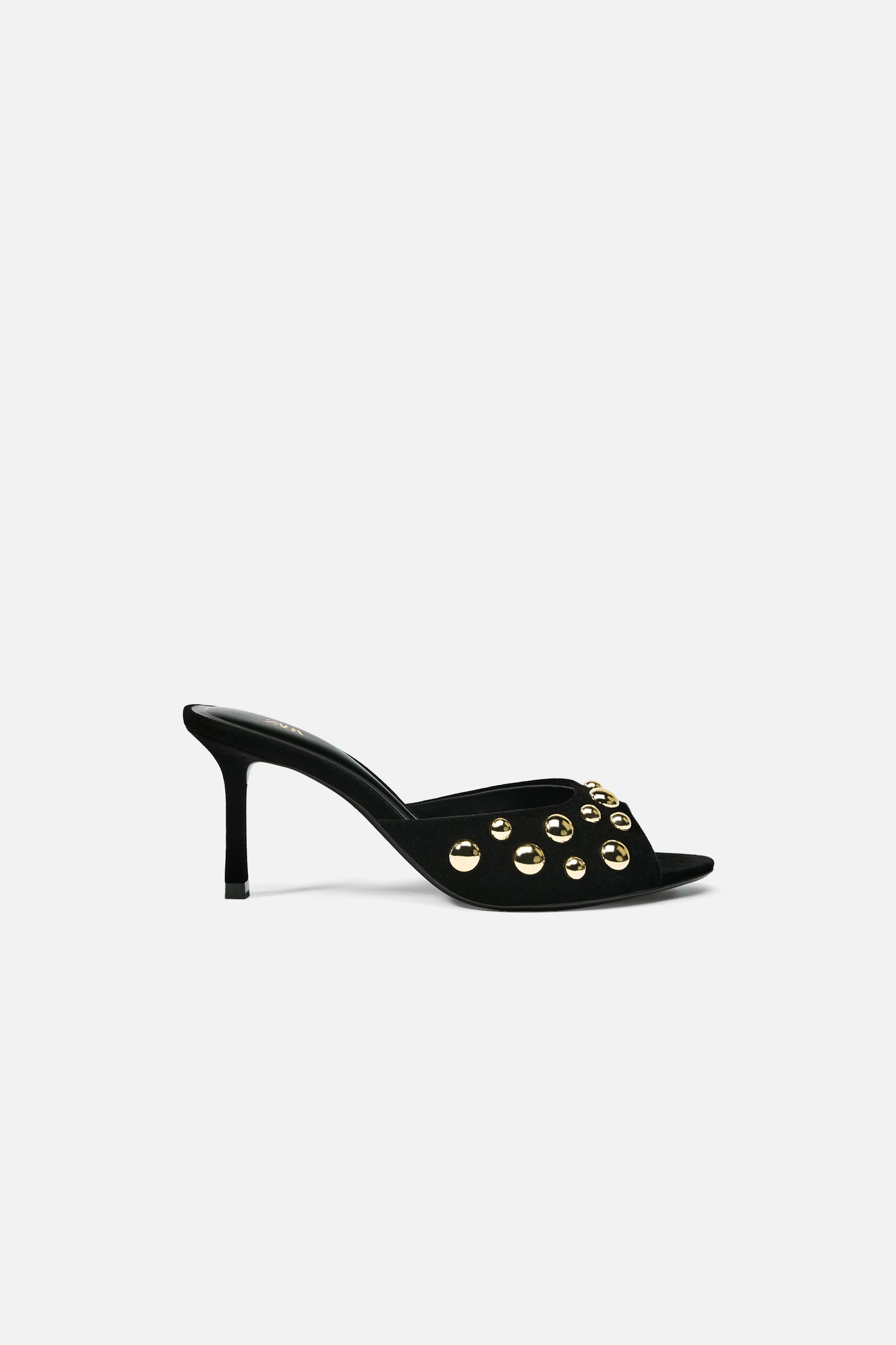 Sandale a talon noir zara on sale