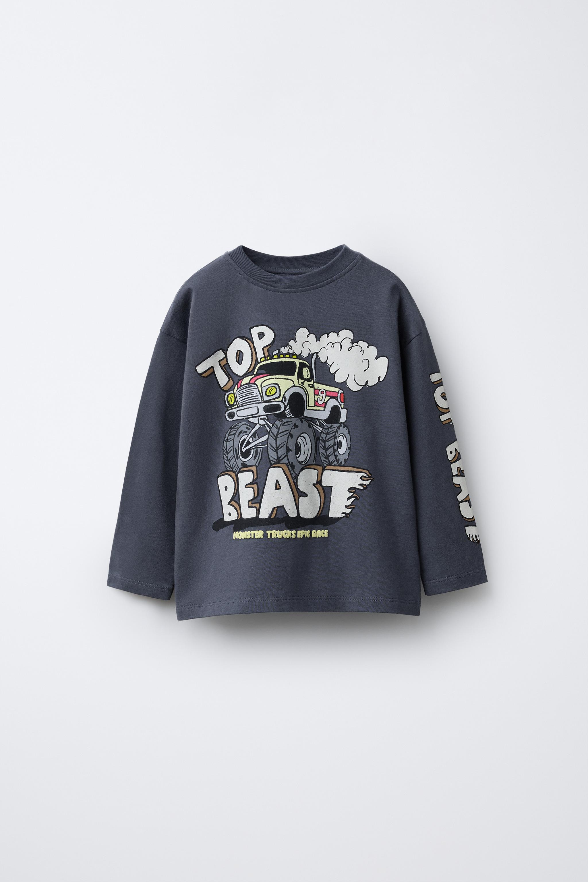 MONSTERS WHEELS © PRINTED T-SHIRT