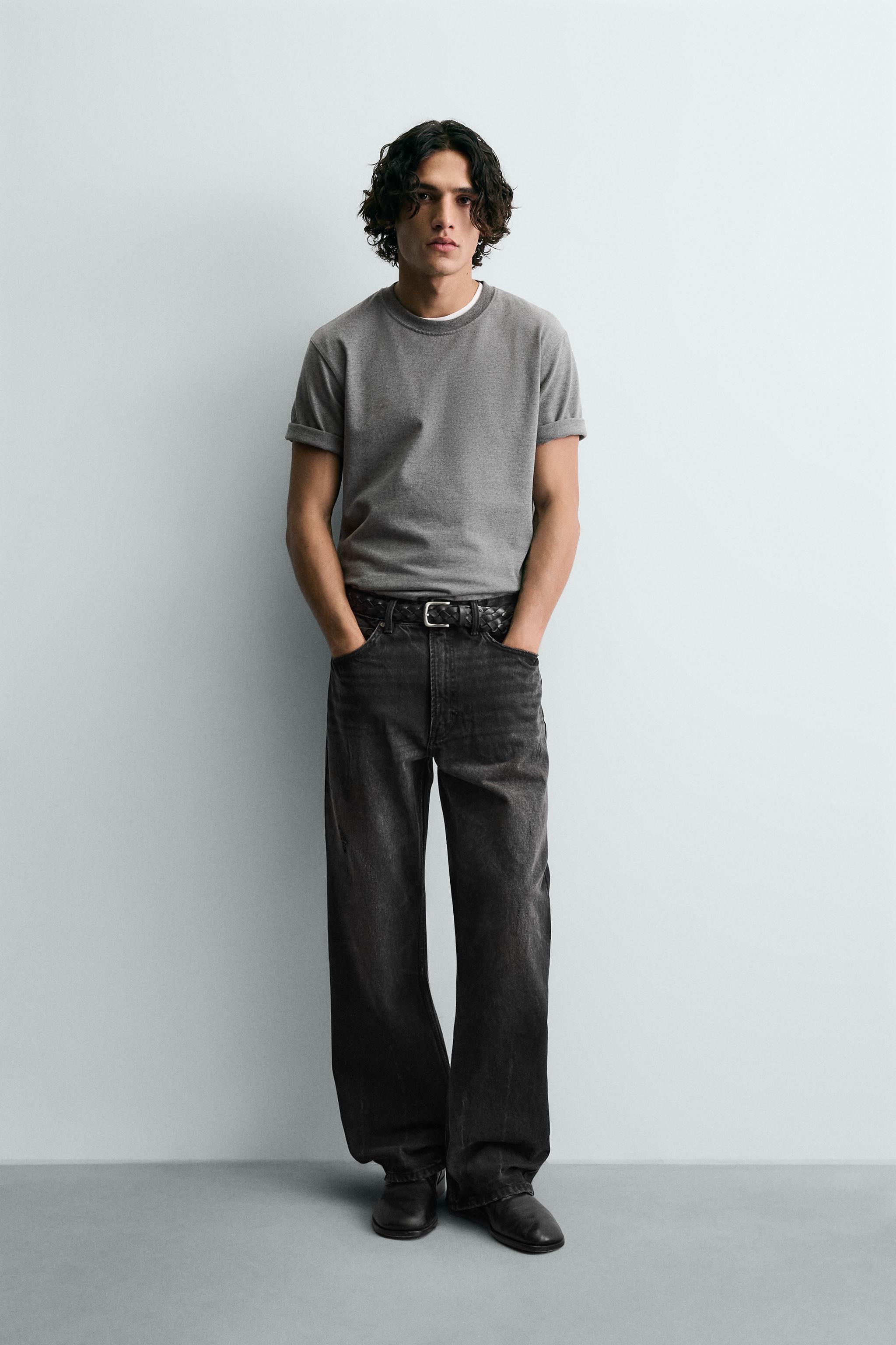 バギーフィットジーンズ - カーボン | ZARA Japan / 日本