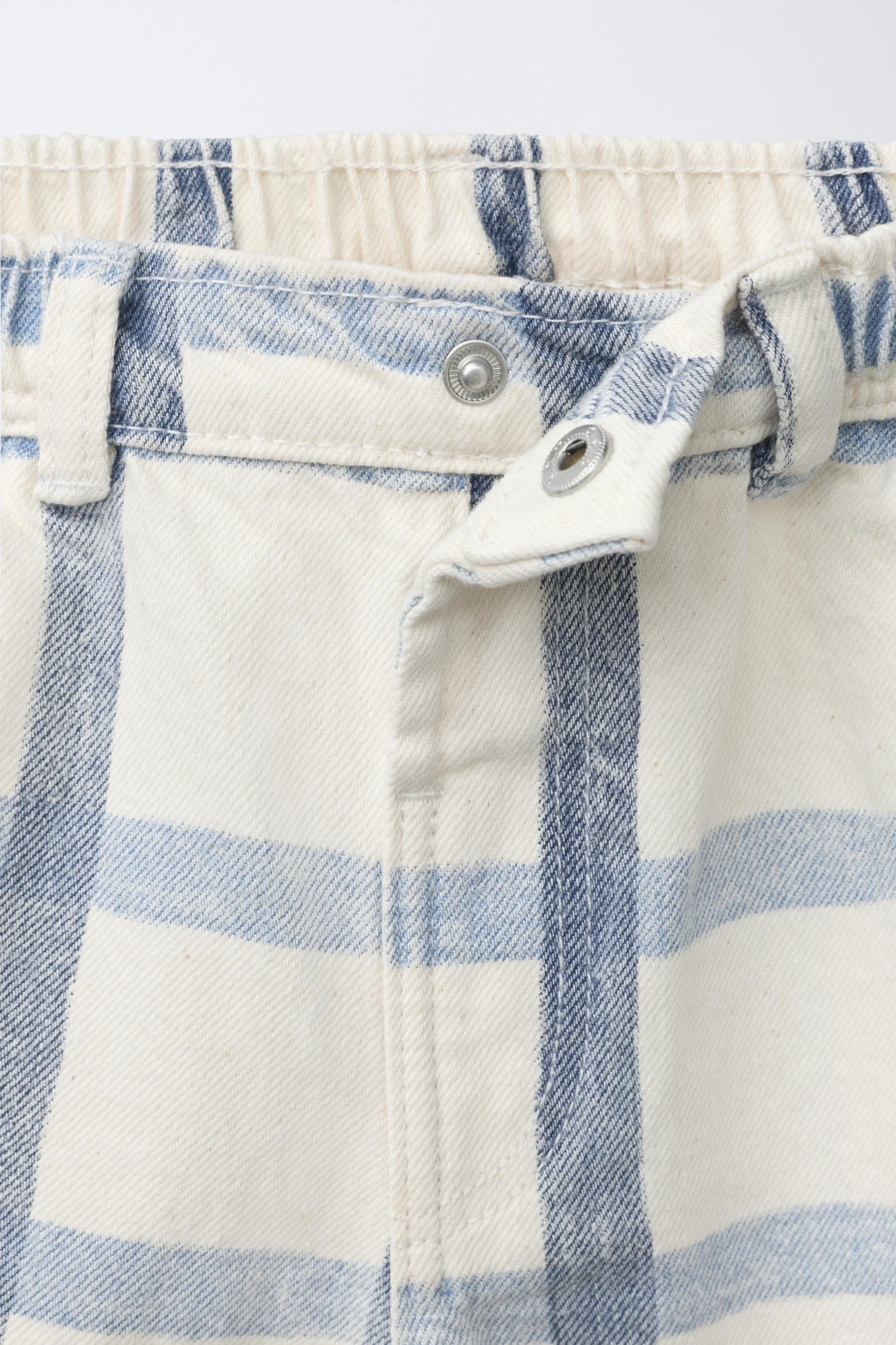 Детские брюки Zara PLAID BAGGY PANTS — фото 3