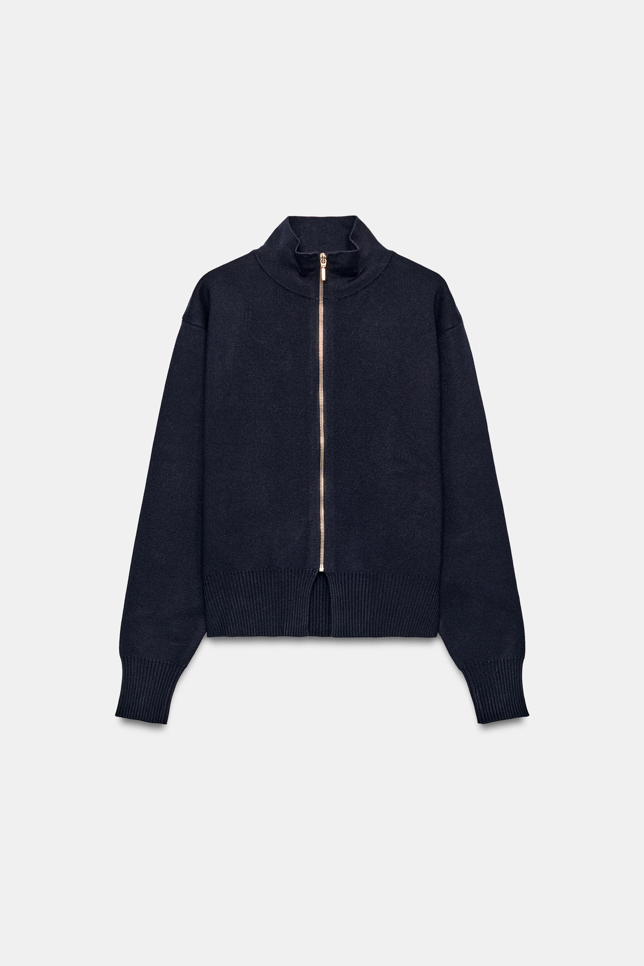 Женские кардиганы Zara ZIP CARDIGAN — фото 5
