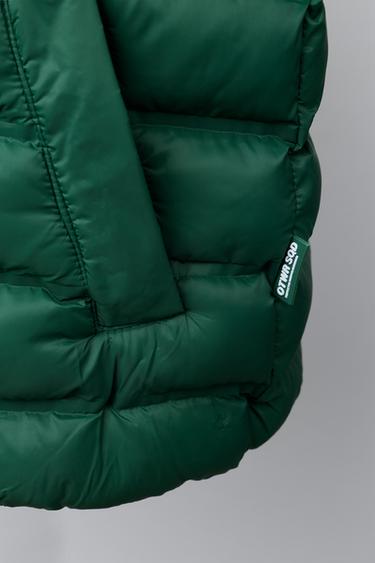 ULTRALIGHT WATER-REPELLENT GILET - Green by Zara - Image 4