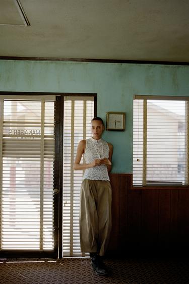 توب غيبور Alamares - أبيض الخاص بـ Zara