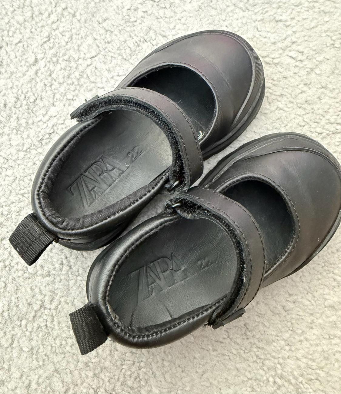 LEATHER COLLEGE BALLET FLATS - Image 3